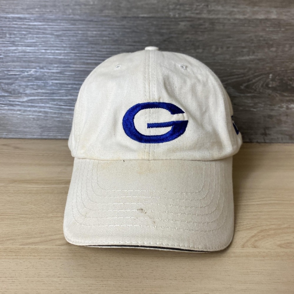 The Citadel Bulldogs Hat Cap Strap Back White Blue NCAA College Baseball Mens